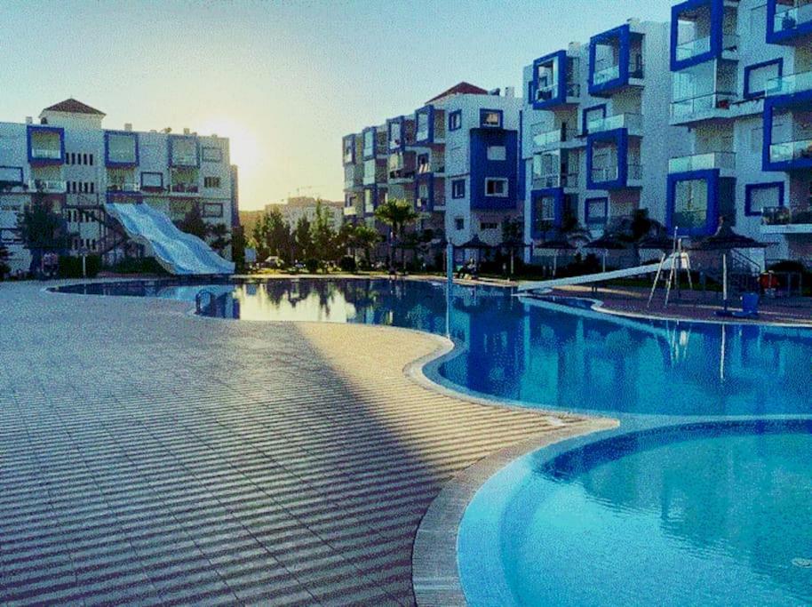 Superbe Appartement Au Centre De Cabo Negro En Residence Avec Piscines Et Tobogan Zewnętrze zdjęcie